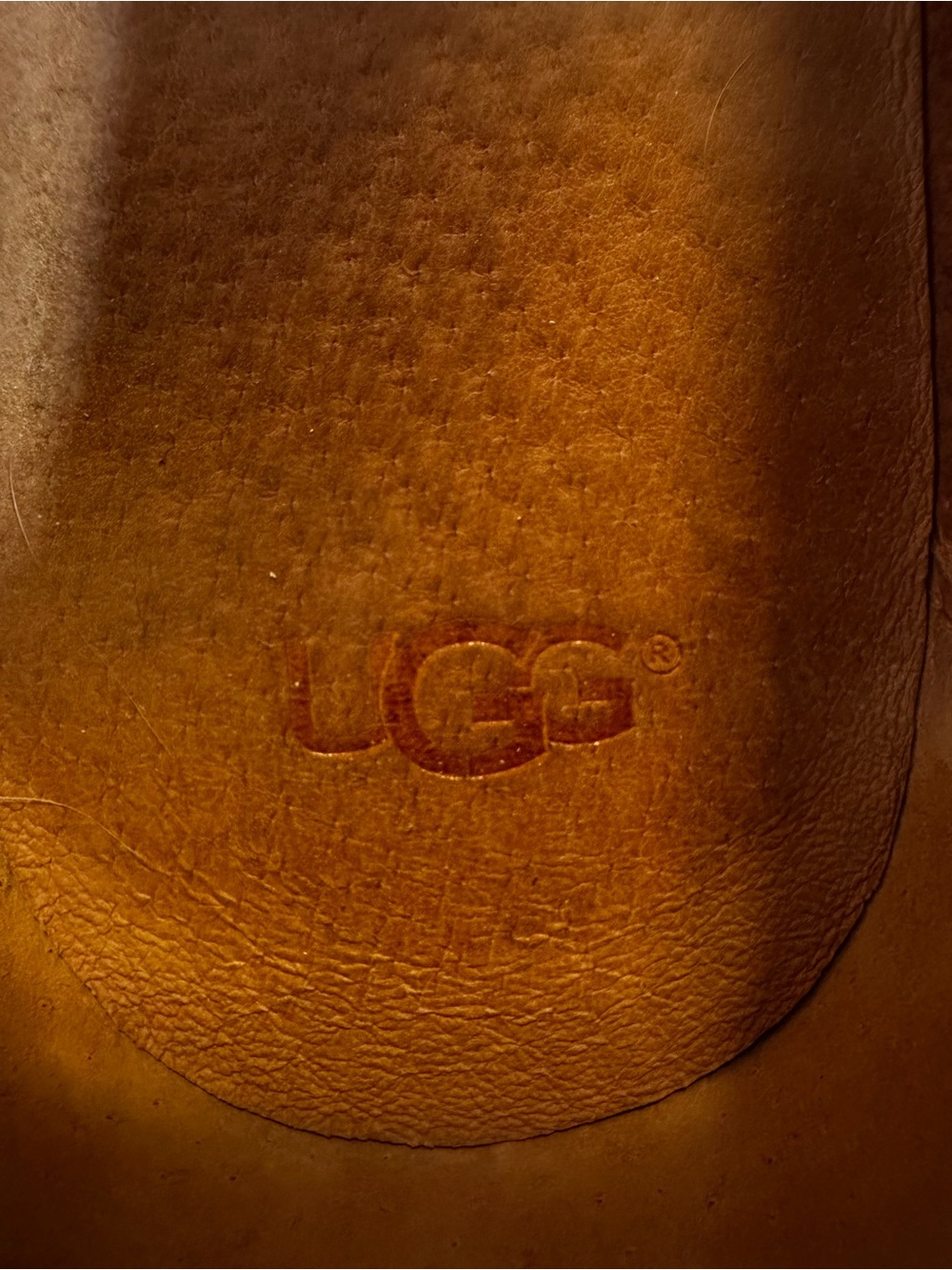 UGG Tan Suede Slip-On Sneakers Women’s Size 12 - Picture 3 of 7